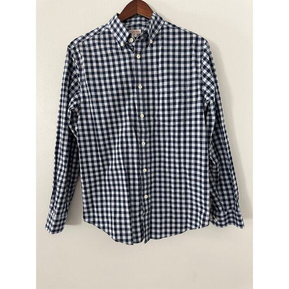 Merona Mens Buffalo Plaid Light Weight Button Down sz Small - Picture 1 of 4
